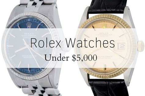 rolex under 500